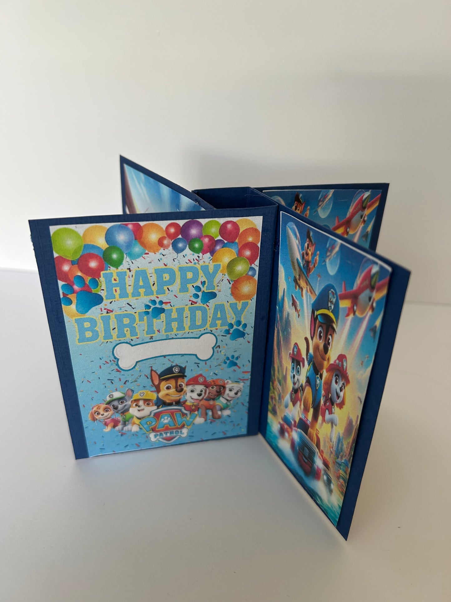Verjaardag kaart paw patrol