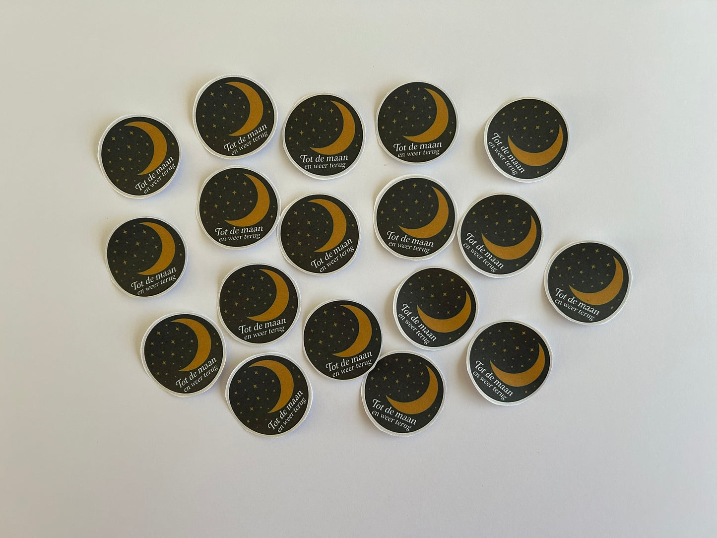 Stickers tot de maan