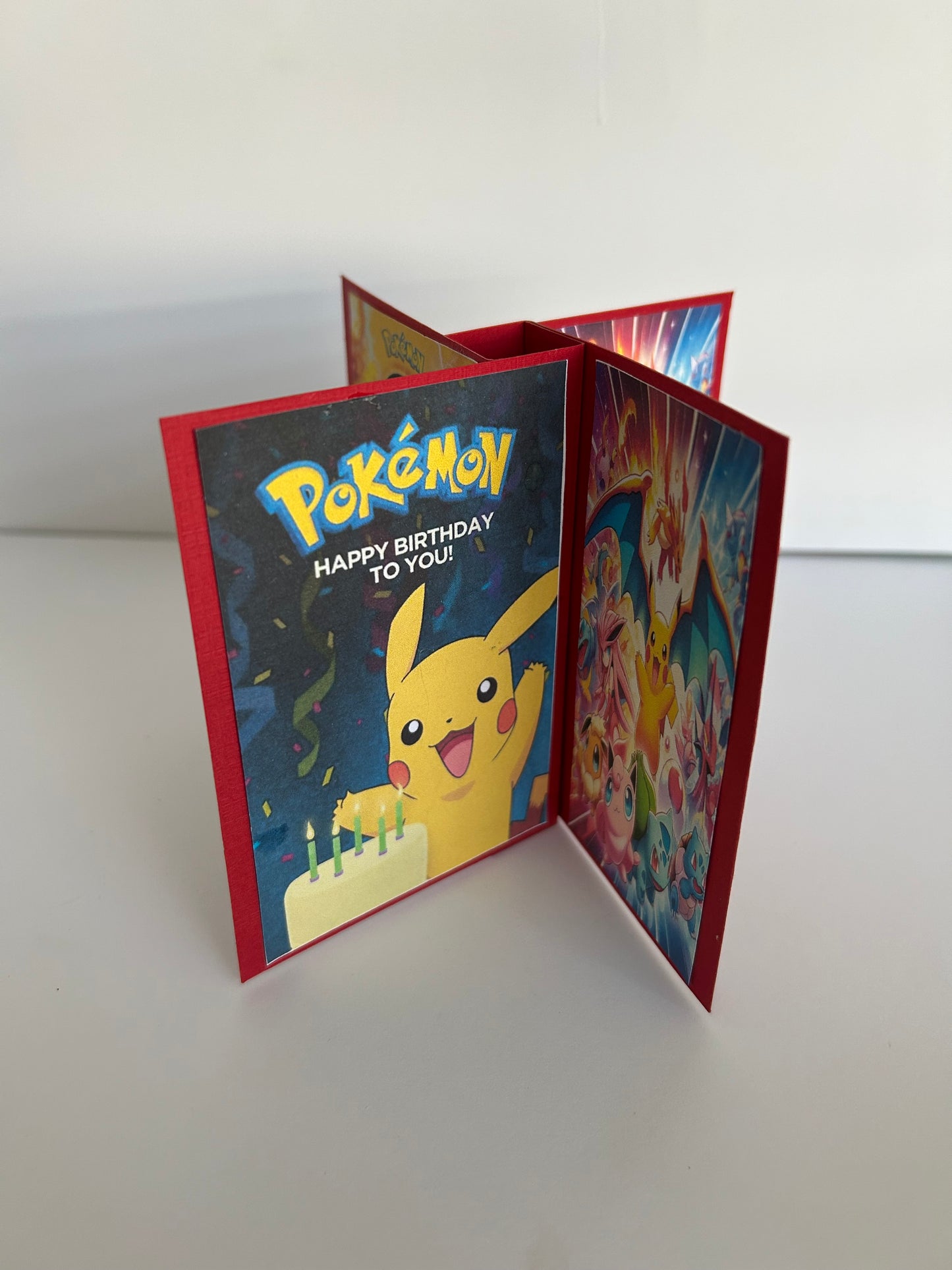 Verjaardag kaart pokemon