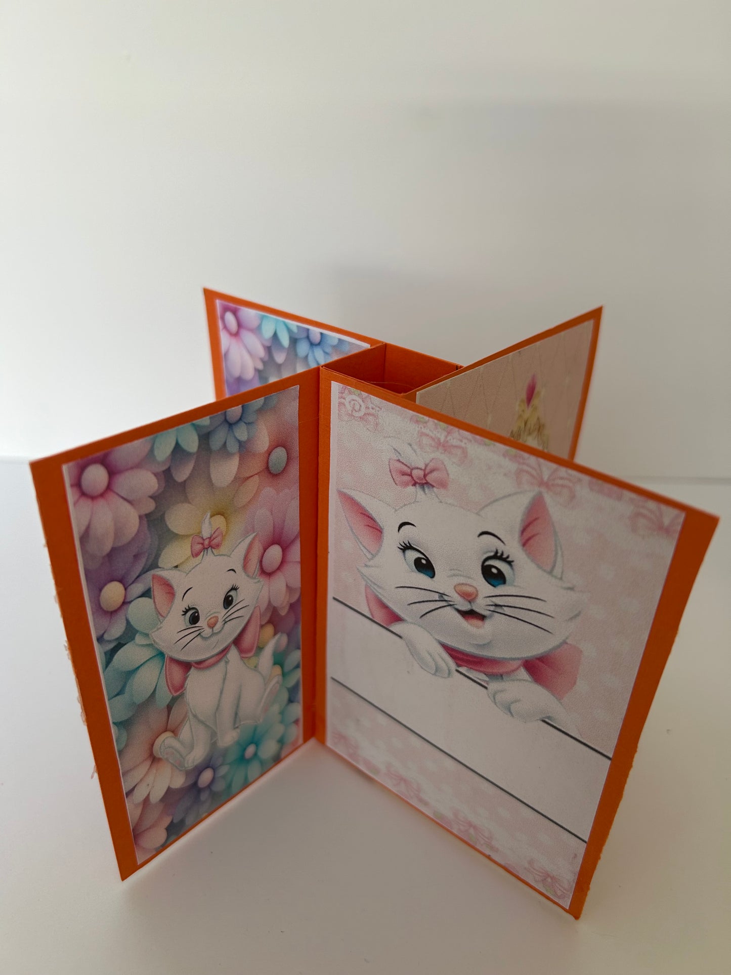 Verjaardag kaart cat Marie