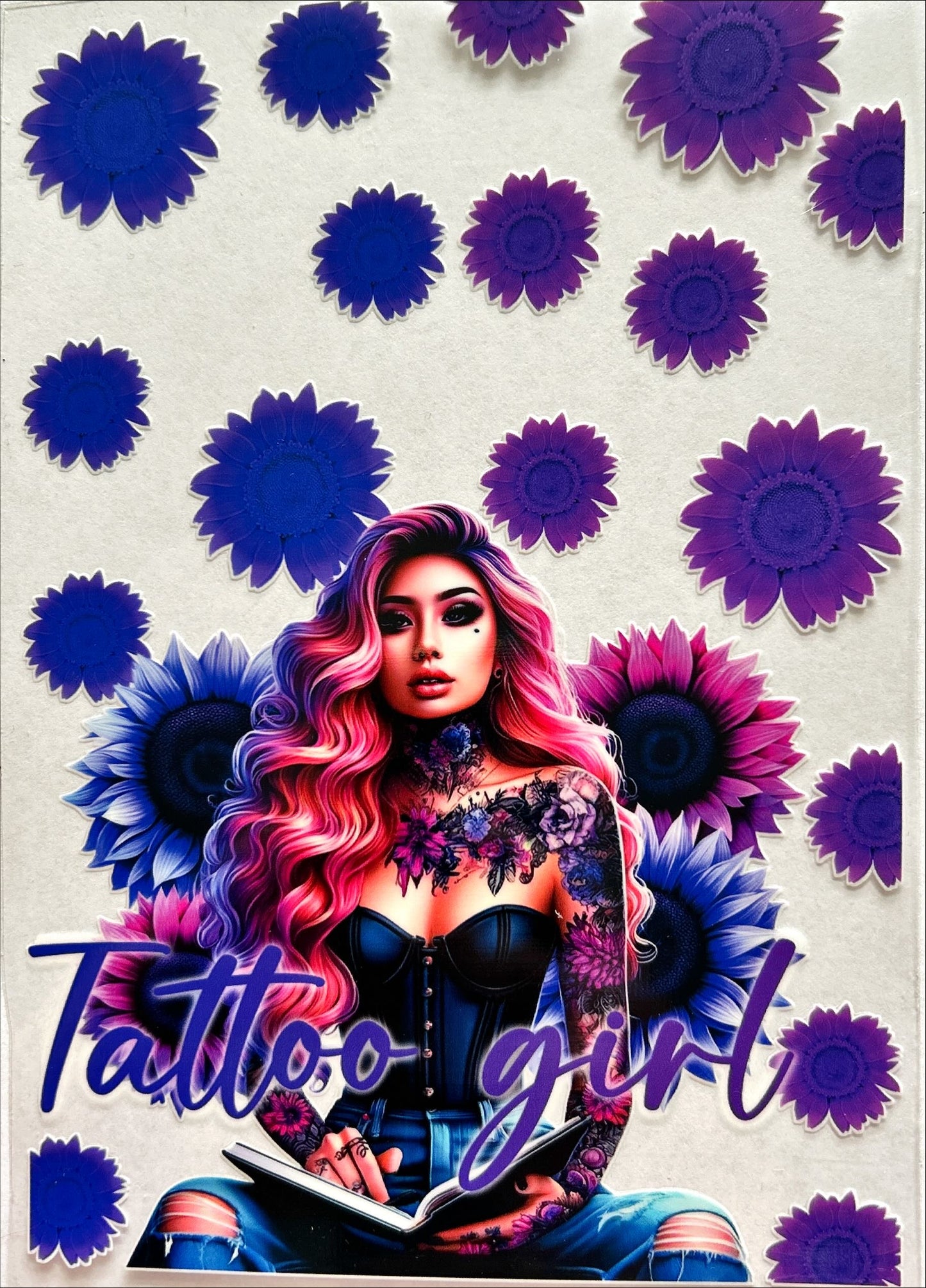Cup wrap a5 tattoo girl