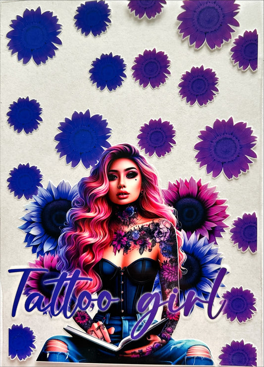 Cup wrap a5 tattoo girl