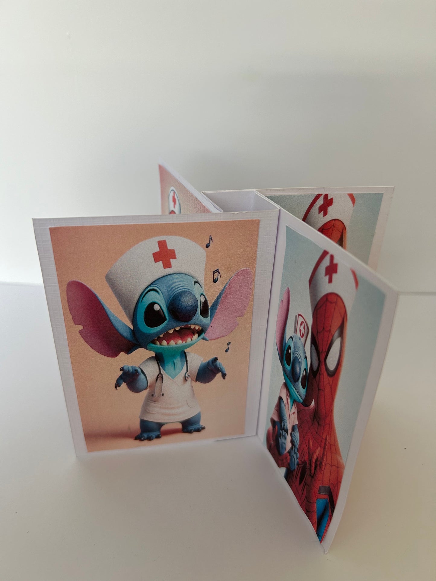 Beterschap kaart Stitch Spider-Man