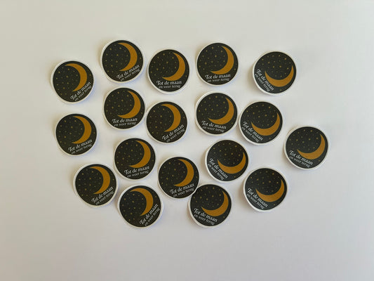 Stickers tot de maan