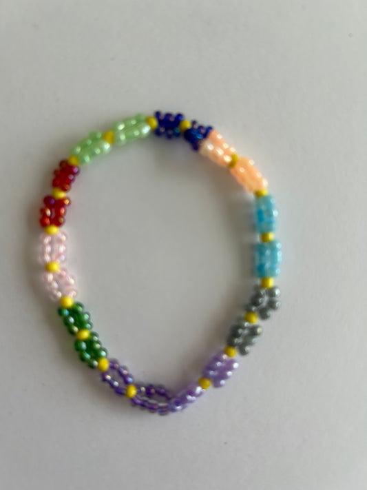 Armbandje met kleurtjes